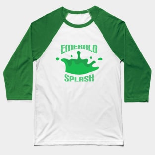 Emerald Splash Baseball T-Shirt